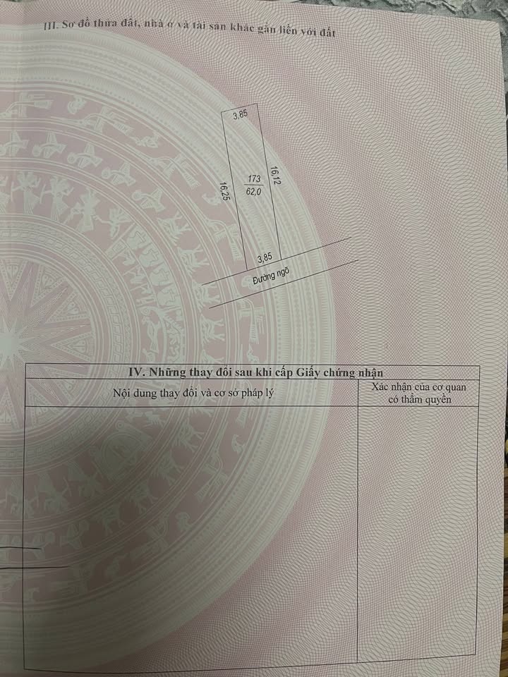 Đất nền Huyện Lạng Giang Bắc Giang 62m² giá thỏa thuận - Sổ đỏ chính chủ