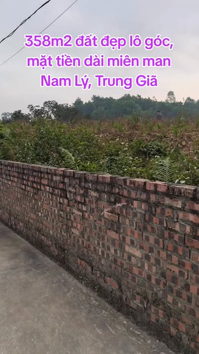 Đất nền góc 2 mặt tiền tại Trung Giã, Sóc Sơn - 358m², giá tốt, sổ đỏ chính chủ!