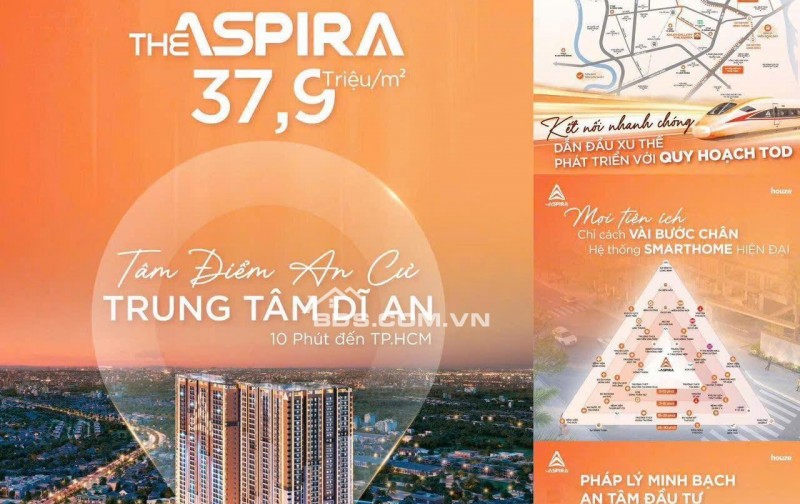 Căn hộ Metro Dĩ An 43m² giá 1.68 tỷ - Đầu tư sinh lời cao!