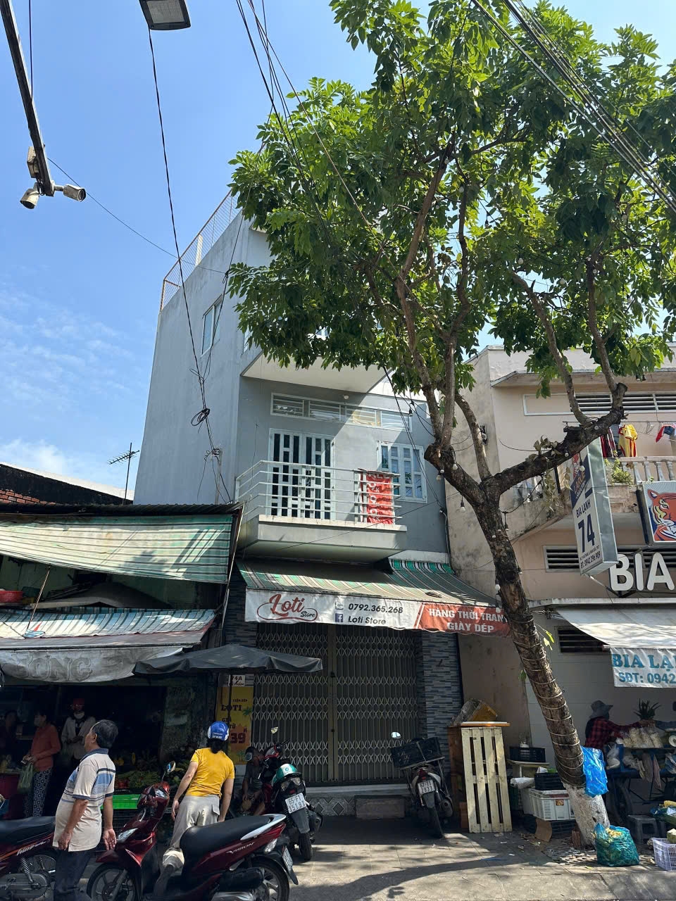 Nhà cho thuê mặt tiền đường Đề Thám, An Cư, Cần Thơ 80m² giá 15 triệu - Kinh doanh thuận lợi dịp Tết!