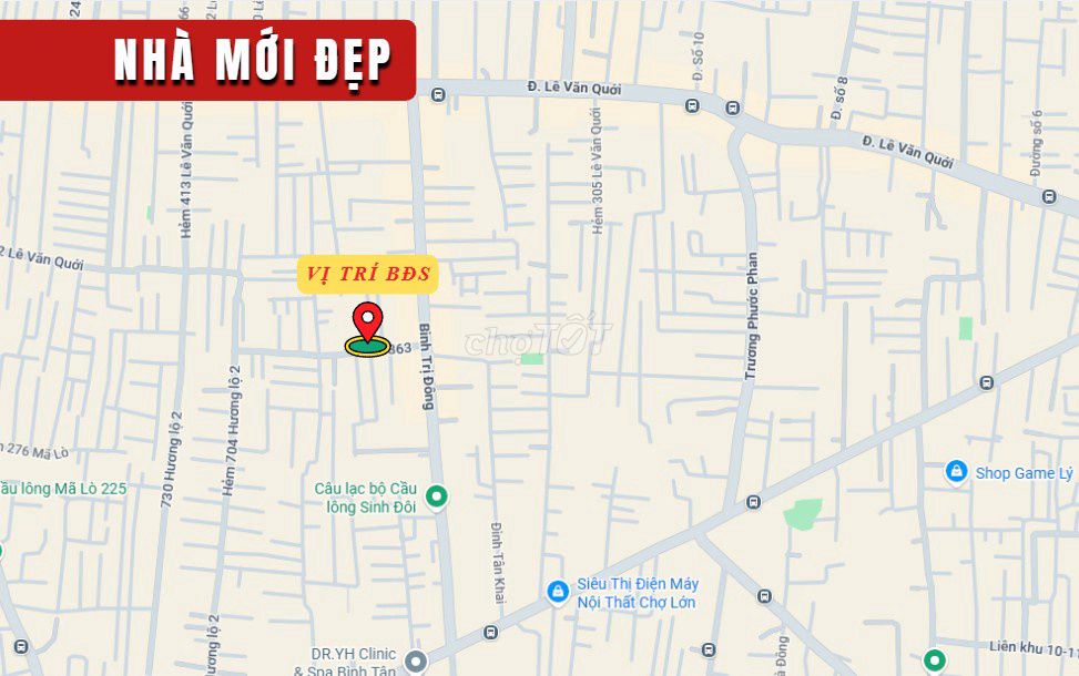 Nhà hẻm 363 Bình Trị Đông, 48m² giá 6.8 tỷ - Nhà mới đẹp, tiện sinh hoạt!