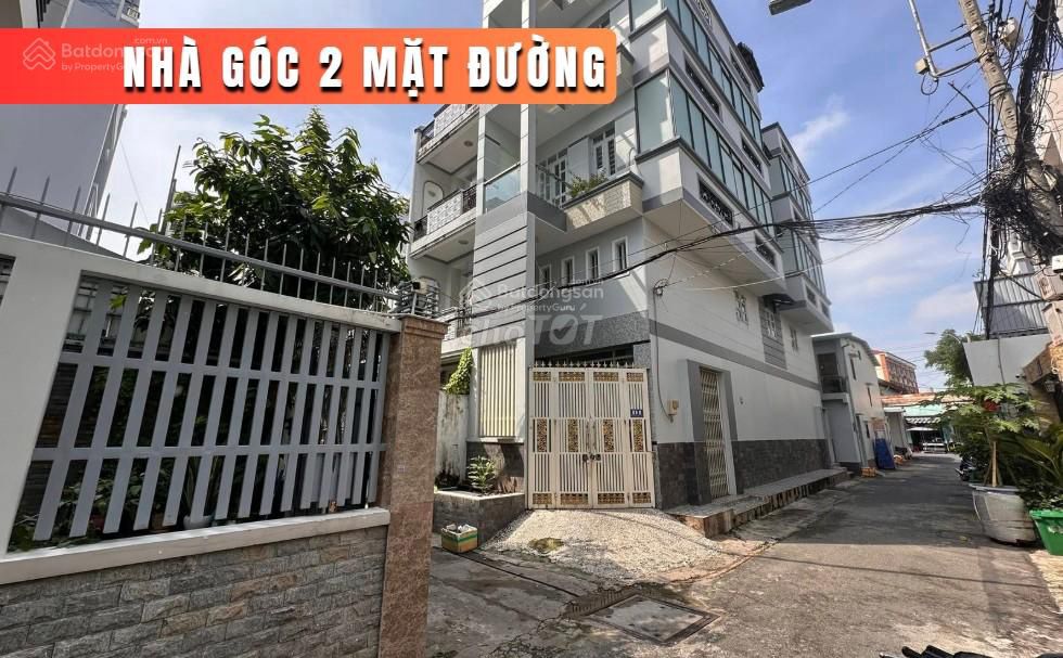 Bán nhà góc 2MT Cư Xá Phú Lâm A, 72m², 4 tấm, giá 10.5 tỷ - Nhà 2 mặt đường thông thoáng!