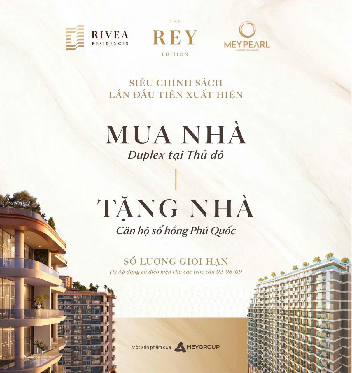 Duplex Rivea Residences Hoàng Mai 250m² giá 30 tỷ - Quà tặng căn hộ Phú Quốc!
