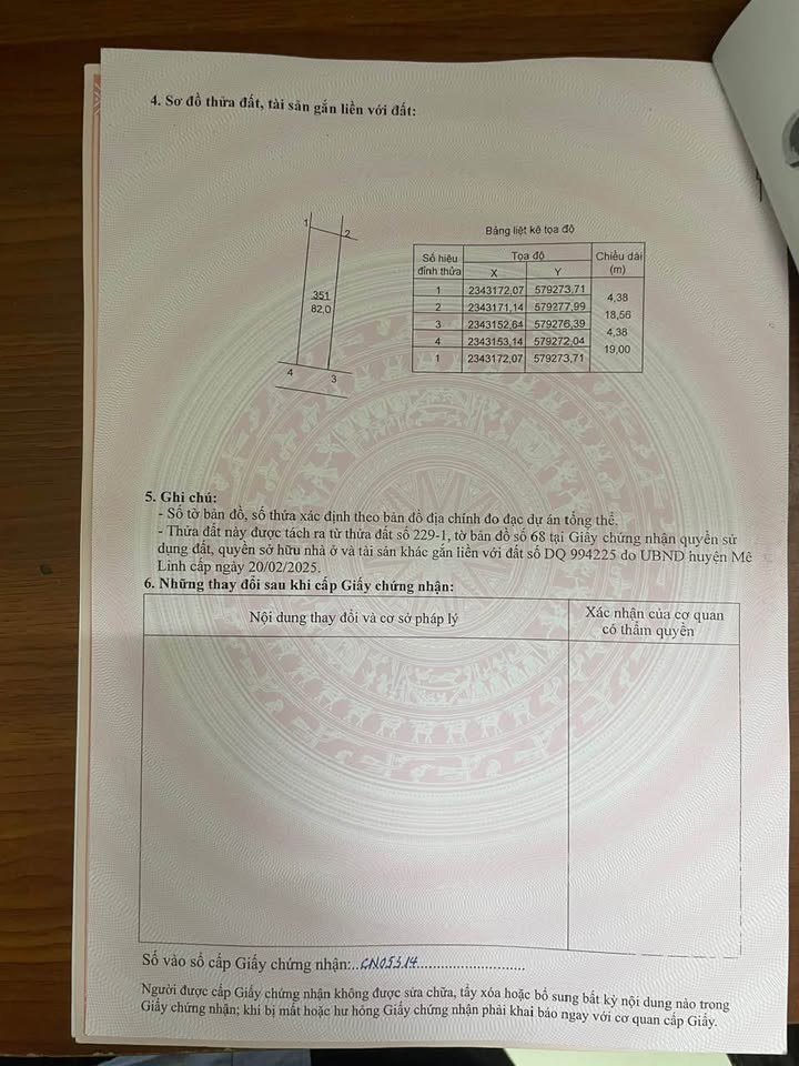Đất nền chính chủ Xã Mê Linh 80m² giá 3.2 tỷ - Cơ hội đầu tư hiếm có!