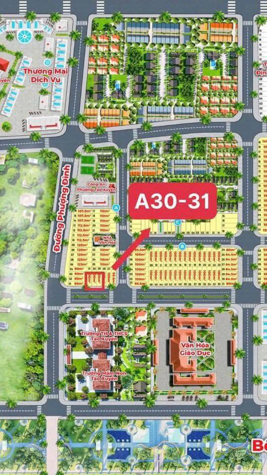 Đất nền Thanh Hóa 200m² giá chỉ 1 tỷ - Đối diện trường học, đầu tư sinh lời!