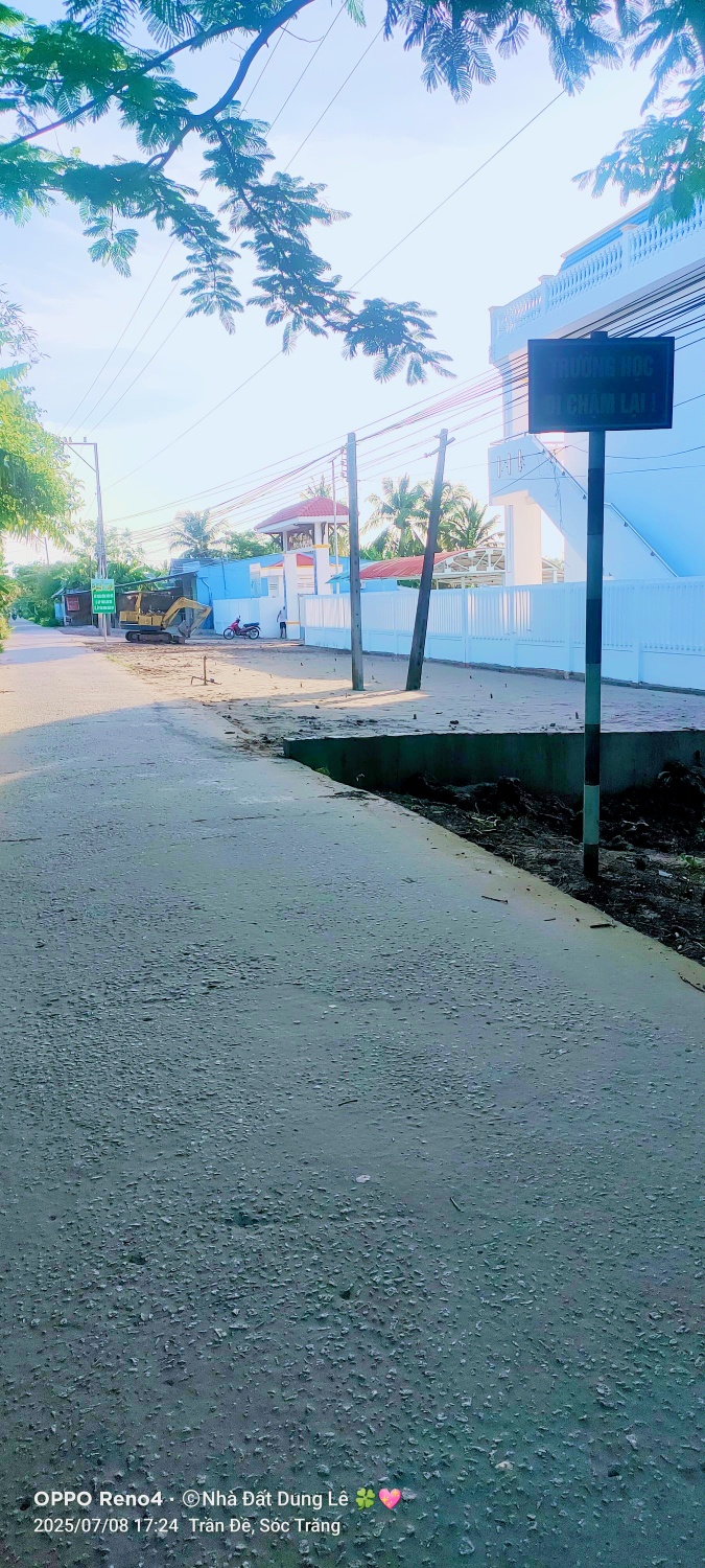 Đất nền mặt tiền lộ ô tô Bưng Chông, Trần Đề, Sóc Trăng - Diện tích 540m² giá 500 triệu - Đầu tư ngay!