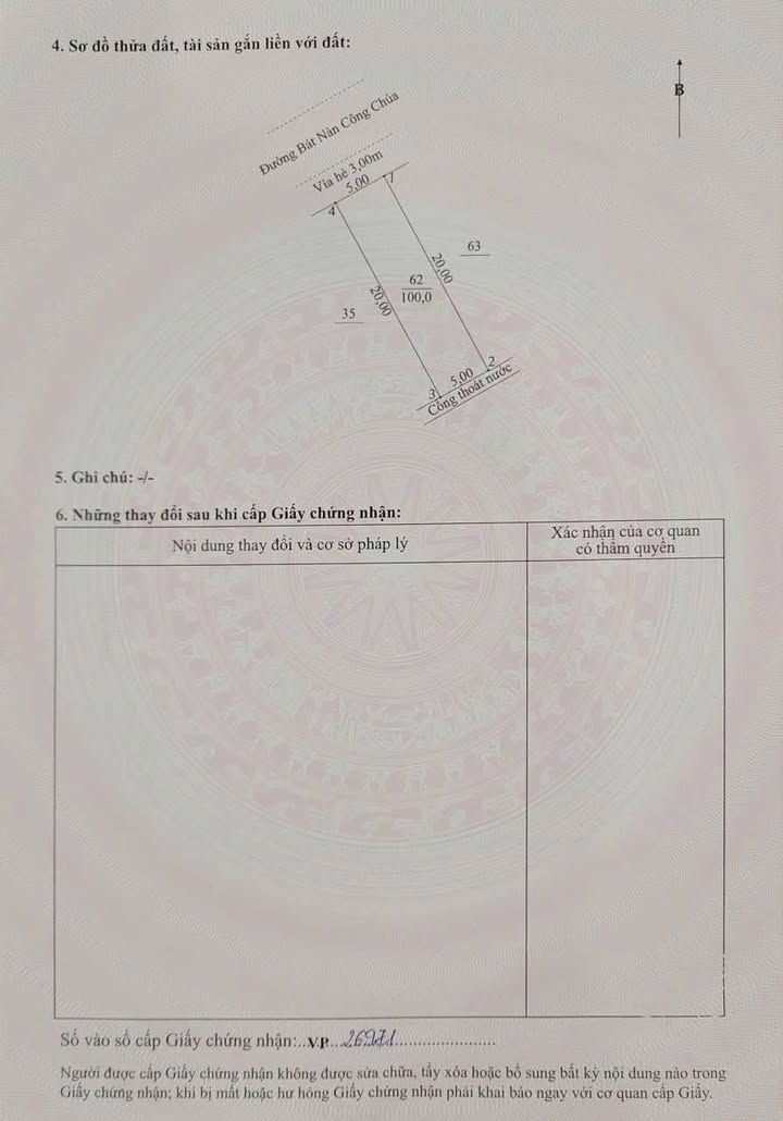 Lô đất 100m² Đường Bát Nàn Công Chúa, Đà Nẵng – Giá chỉ 4.6 tỷ – Gần biển Tân Trà!