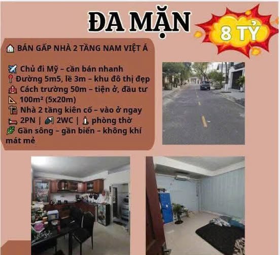Nhà 2 tầng Khuê Mỹ, Đà Nẵng 100m² giá thỏa thuận - Chính chủ bán gấp!