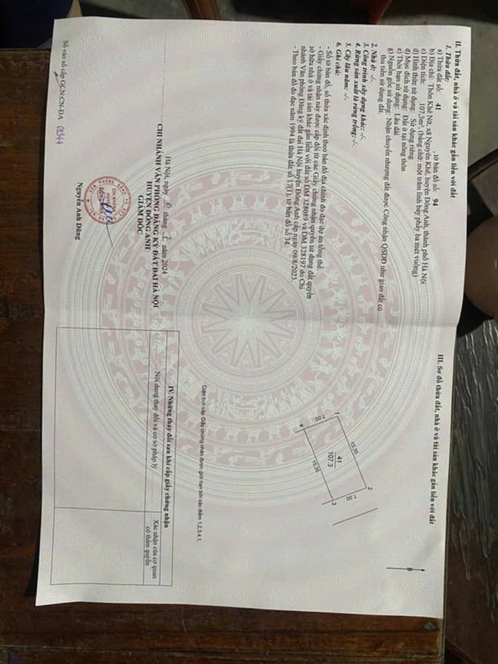 Đất nền Nguyên Khê, Đông Anh 103m² giá 7.259 tỷ - Cơ hội đầu tư hấp dẫn!