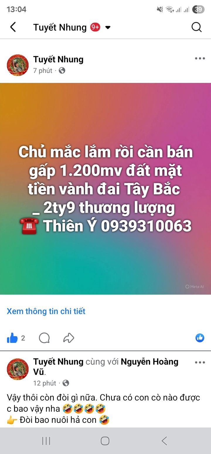 Đất mặt tiền Vành Đai Tây Bắc Trà Vinh 1200m² giá 2.9 tỷ - Cơ hội đầu tư tuyệt vời!