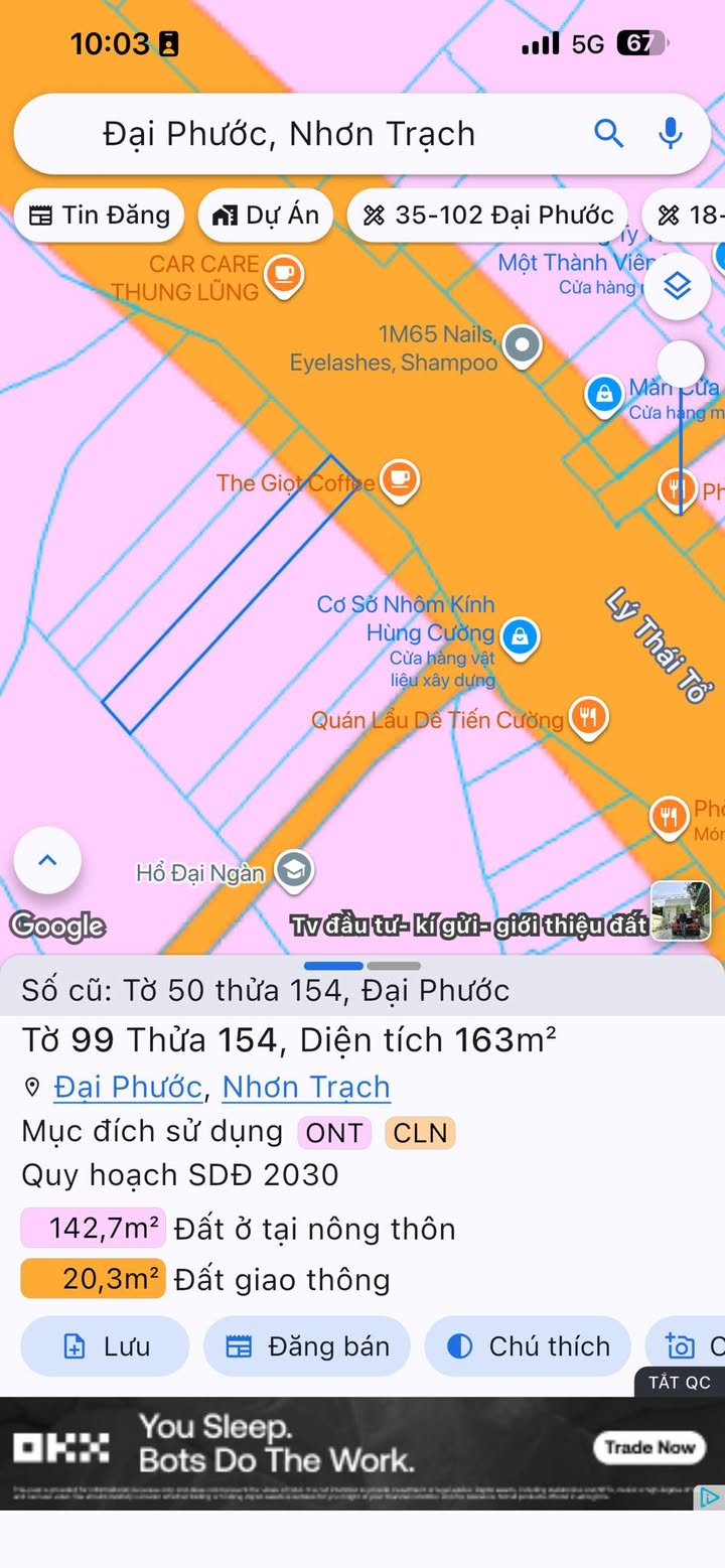 FrontHouse mặt tiền Lý Thái Tổ, Nhơn Trạch 163m² giá 7.5 tỷ - Kinh doanh sầm uất!