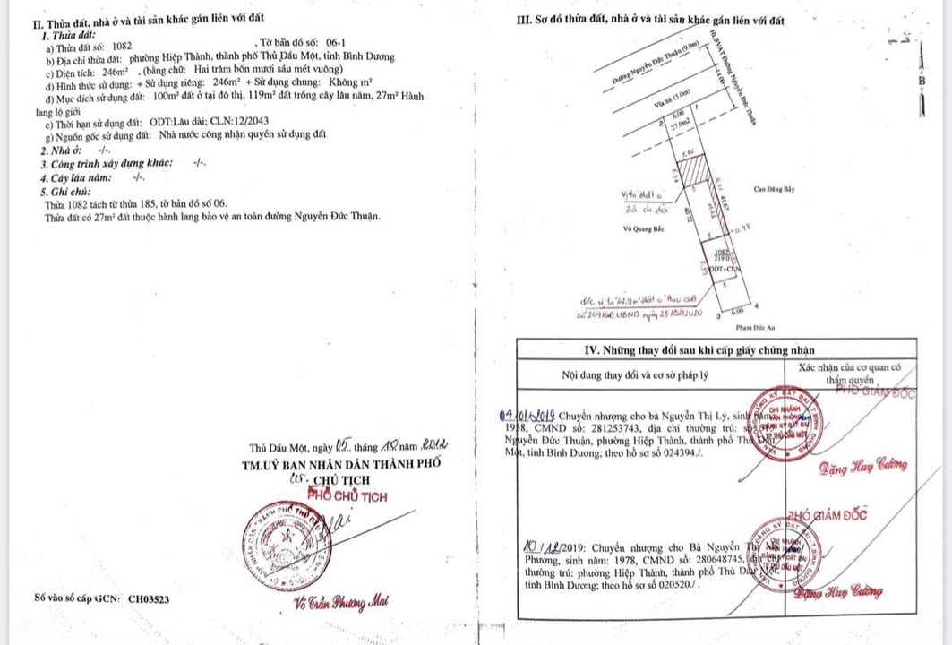Đất mặt tiền đường Nguyễn Đức Thuận, Hiệp Thành, 240m² - Giá tốt, đầu tư sinh lời!