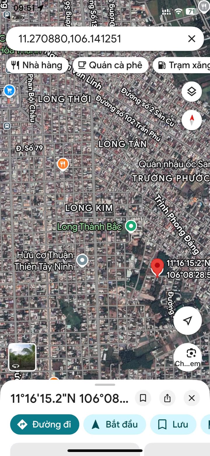 Đất nền ấp Trường Giang, xã Trường Tây, 1000m² giá 2.8 tỷ - Đường 10m chuẩn bị lên nhựa!