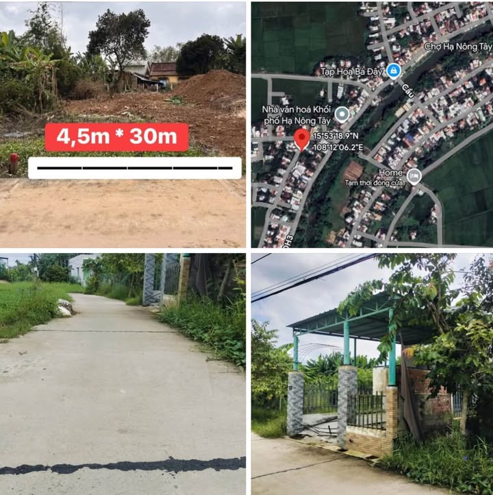 Đất nền Điện Phước - Điện Bàn - Quảng Nam 134m² chỉ 750 triệu - Cơ hội đầu tư tuyệt vời!