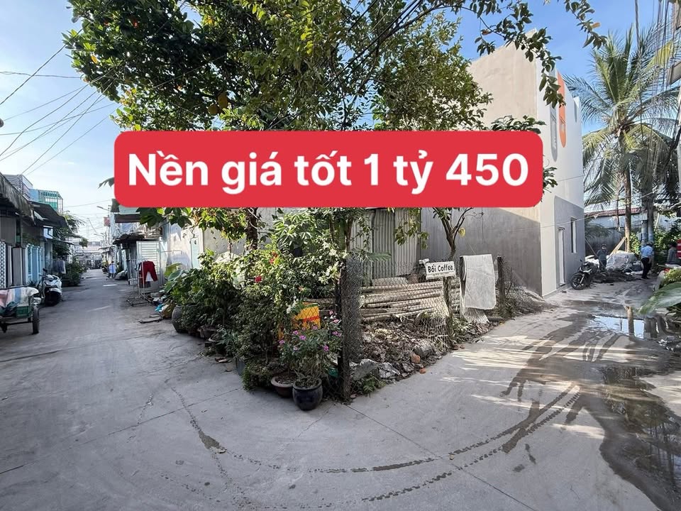 Đất nền góc 2 mặt tiền tại Hẻm 123 Trần Vĩnh Kiết, 40m² chỉ 1.45 tỷ - Sổ đỏ chính chủ!