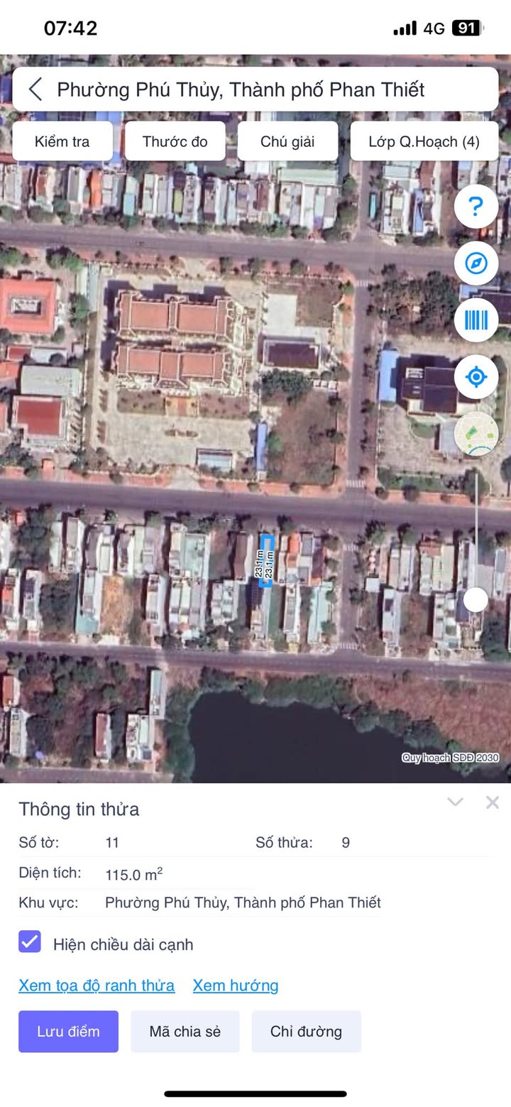 Đất mặt tiền Võ Văn Kiệt, Phú Thủy 115m² giá 5.7 tỷ - Tiềm năng sinh lời cao!