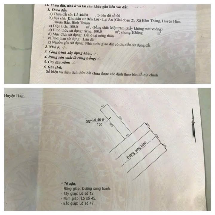 Đất thổ cư KDC Bến Lội - Lại An 100m² giá 2.7 tỷ - Pháp lý rõ ràng!