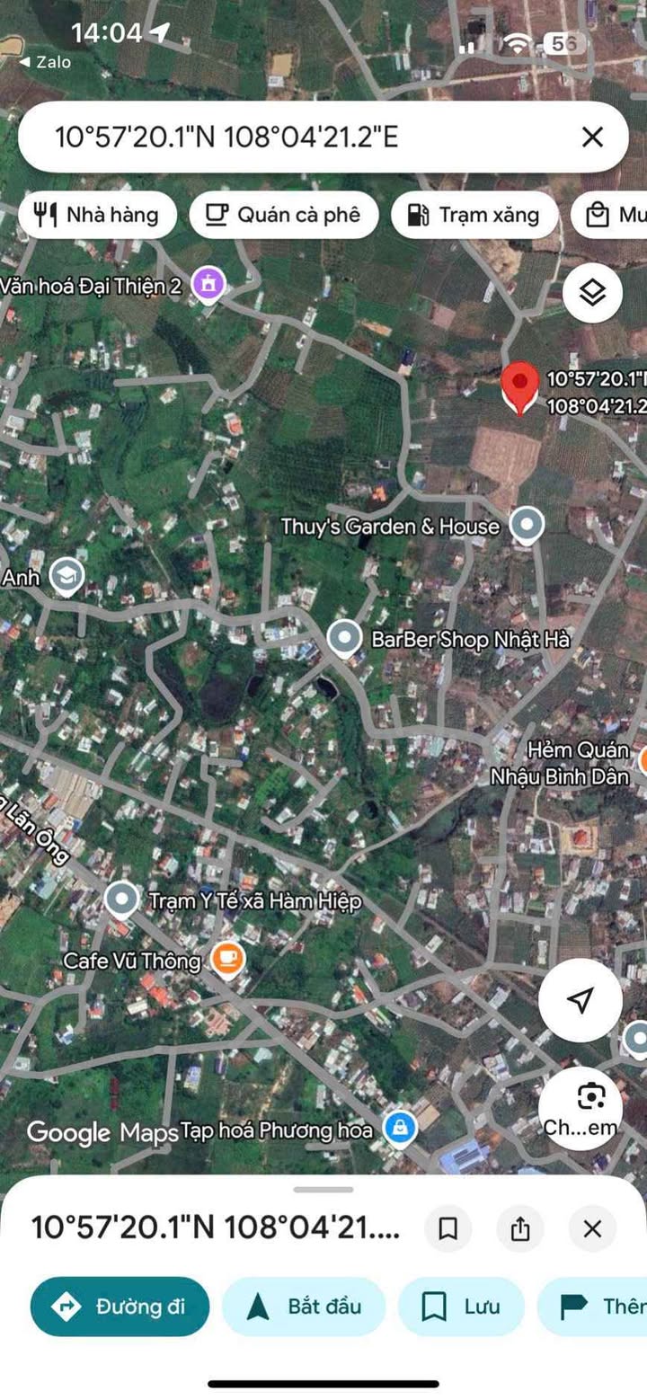 Đất mặt tiền đường bê tông Đại Thiện 2, Hàm Hiệp 4000m² giá 4.8 tỷ - Đầu tư hấp dẫn!