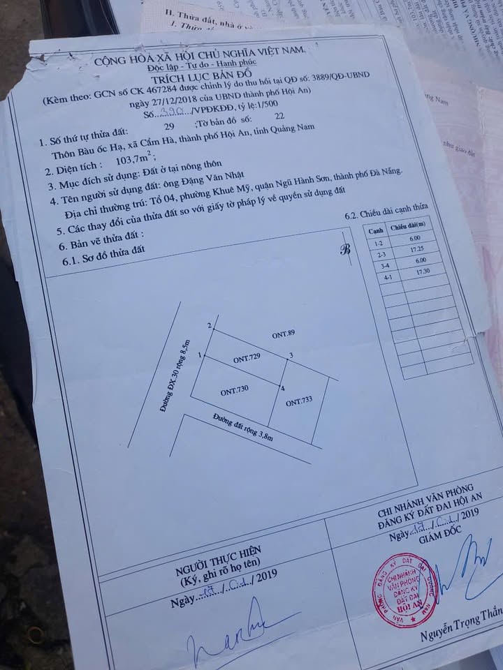 FrontHouse Bầu Ốc Hạ, Hội An 100m² giá 3 tỷ - Đầu tư sinh lời ngay!