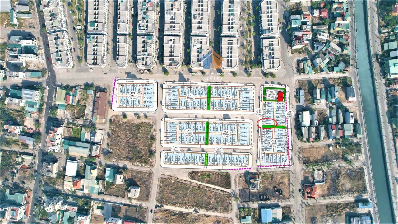 Shophouse Green Park Vincom Cẩm Phả 80m² giá chỉ 2x tỷ - Khe thoáng vườn hoa