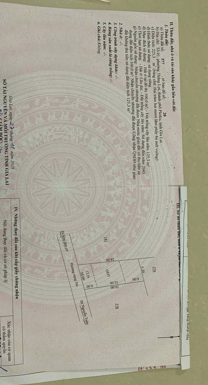 Đất nền hẻm Nguyễn Tuân, Thắng Lợi, Pleiku 240m² giá chỉ 1 tỷ - Cơ hội đầu tư hấp dẫn!