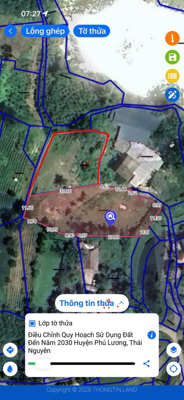 Đất thổ cư 2400m² tại Ôn Lương, Phú Lương - Chỉ 1 tỷ!