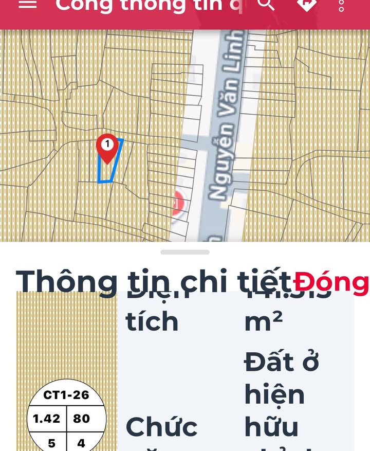 Đất nền 140m² phường Trương Quang Trọng, Quảng Ngãi giá 1.4 tỷ - Vị trí đẹp, giao thông thuận lợi!