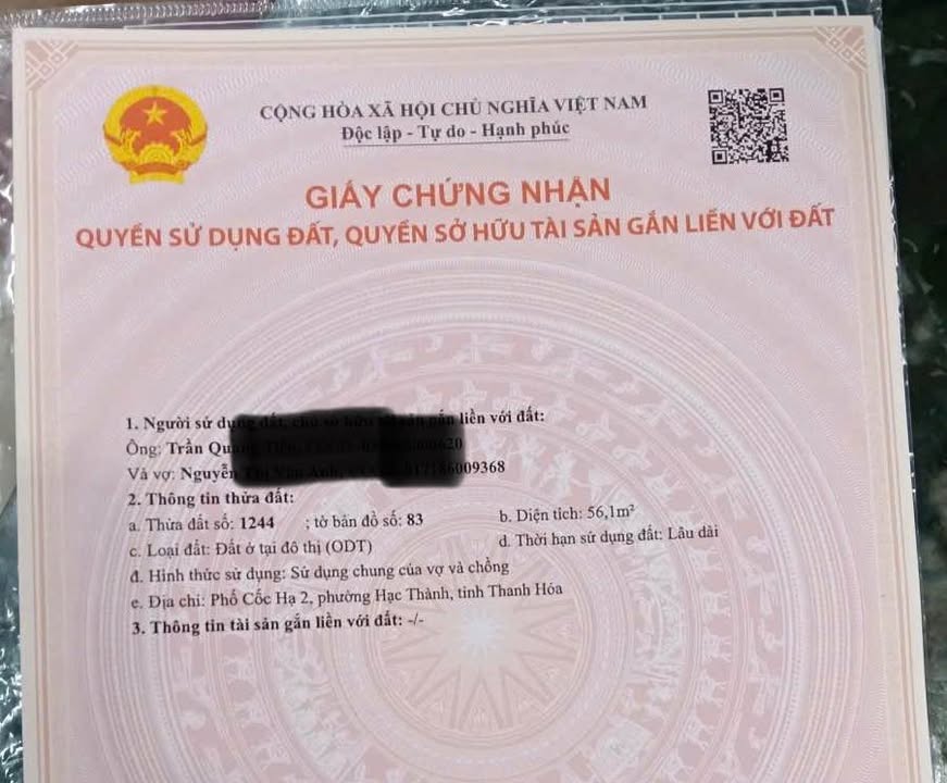 Đất nền Cốc Hạ 2, Phường Đông Hải, 56m² chỉ 1 tỷ - Cơ hội đầu tư sinh lời!