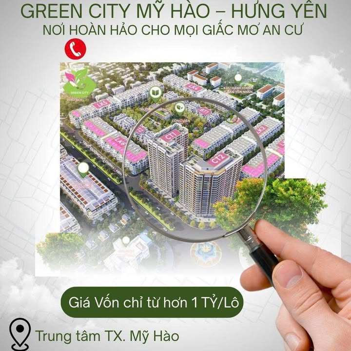 Căn hộ Green City Mỹ Hào 58m² giá thỏa thuận - Sẵn sàng sở hữu ngay!
