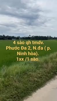 Đất nền Phước Đa 2, Ninh Hòa 1440m² giá 576 triệu - Đầu tư sinh lời!
