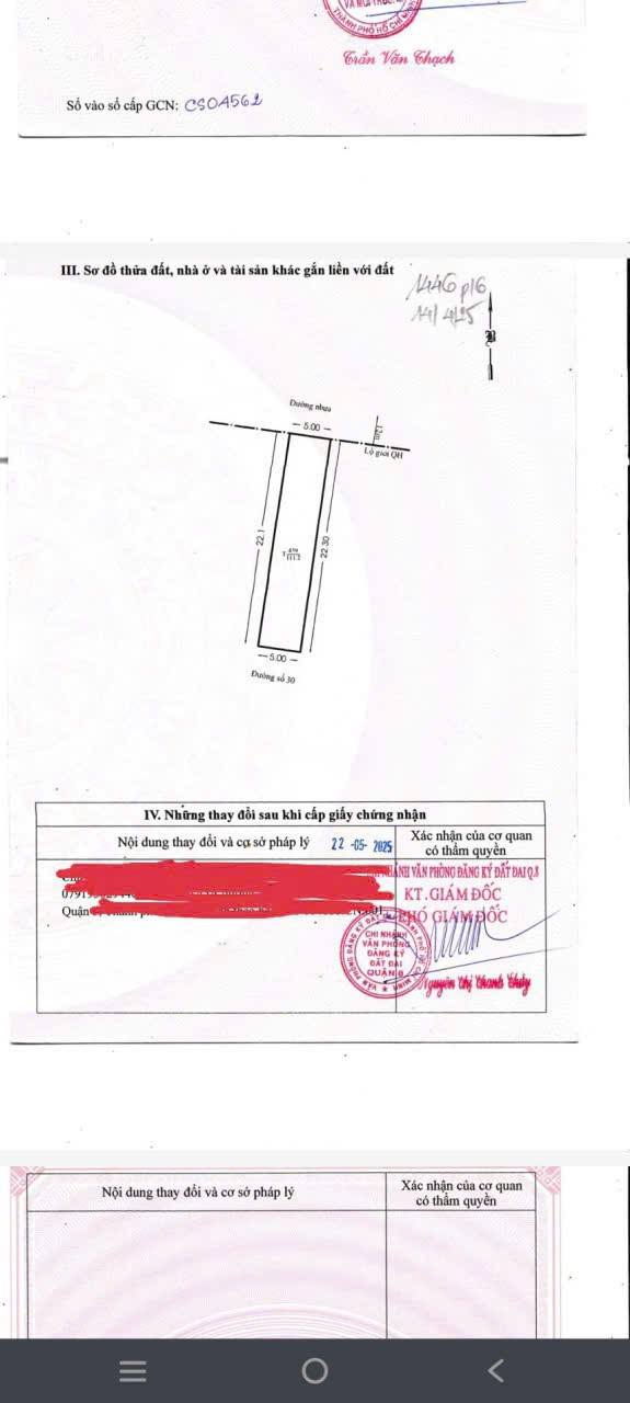 Đất mặt tiền đường Ba, Quận 8, 100m² giá 8 tỷ - Cơ hội đầu tư hiếm có!