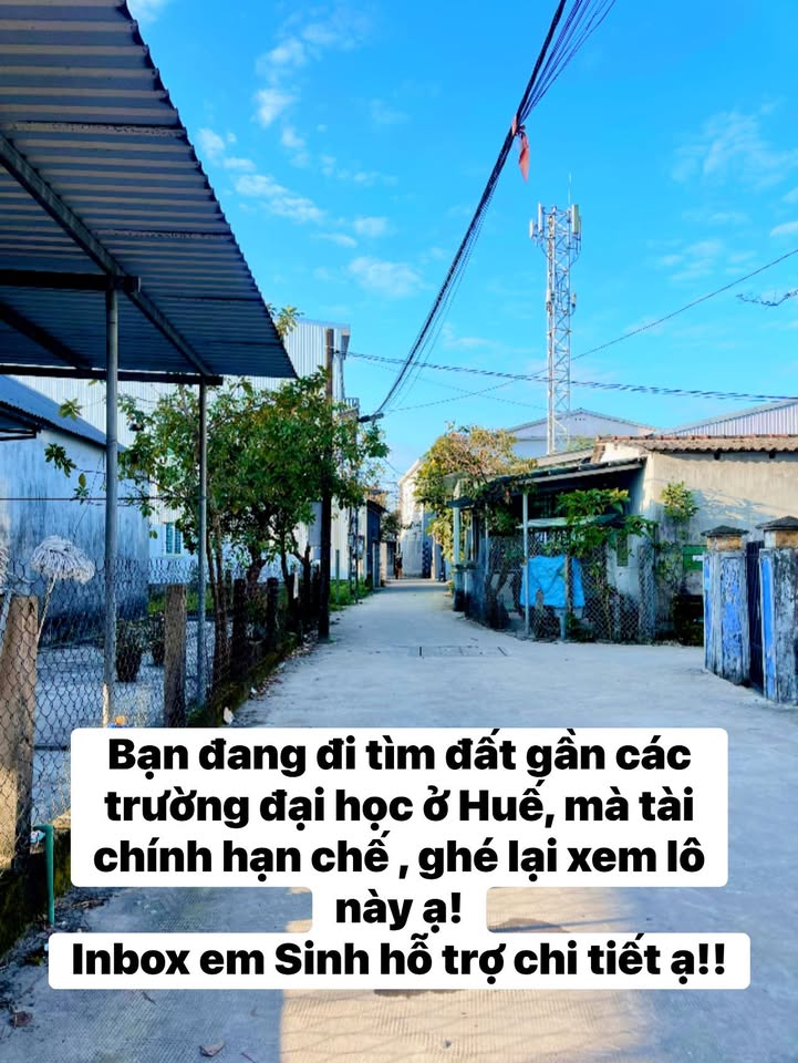 Đất nền gần Làng Đại học Huế 82m² giá 1 tỷ - Cơ hội đầu tư hấp dẫn!