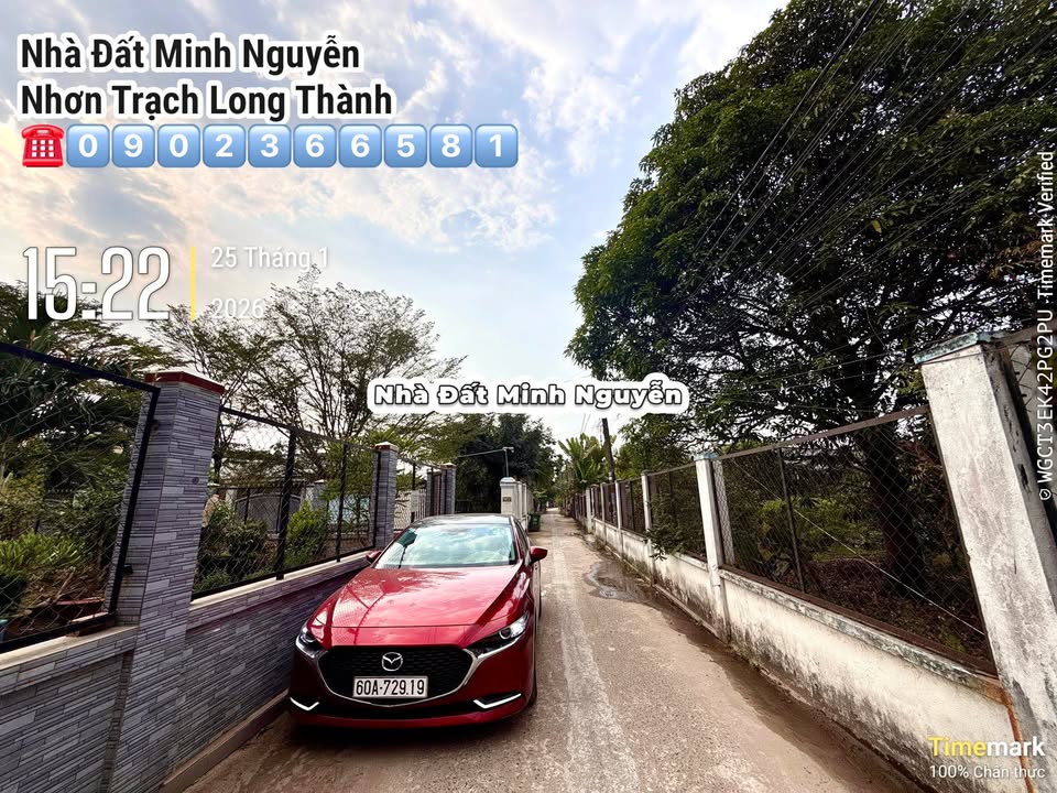 Đất nền hẻm 1/ Trần Phú, Nhơn Trạch 261m² giá 5.1 tỷ - Sổ đỏ chính chủ, thương lượng