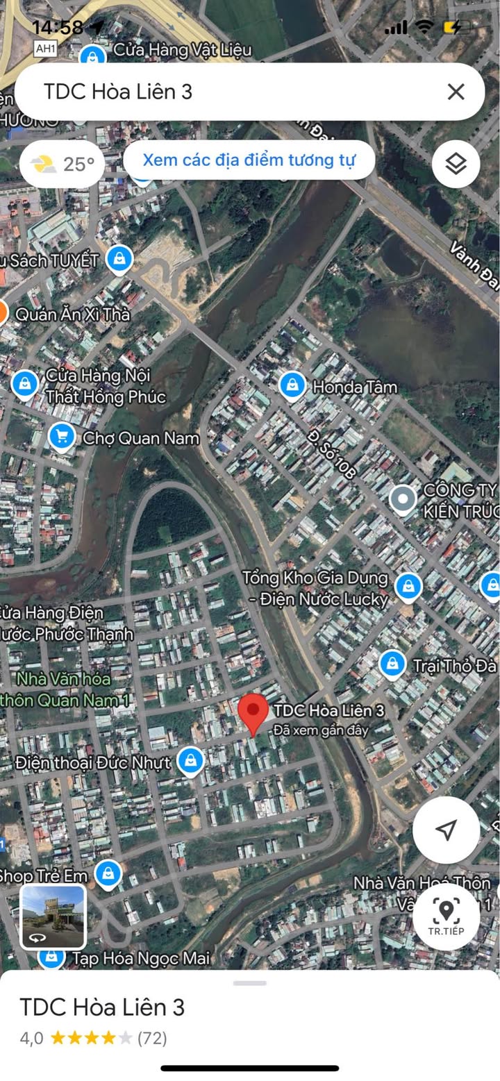 Đất mặt tiền Hòa Liên 3, Hòa Vang 100m² giá chỉ 3.2 tỷ - Cơ hội đầu tư hấp dẫn!