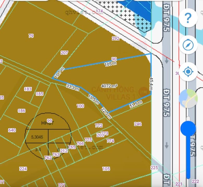 Đất nền Khu Phố 7, Đường DT975, 4046m² giá tốt - Cơ hội đầu tư hấp dẫn!