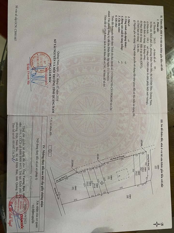 Lô đất vàng Điện Nam Bắc 105m² giá thỏa thuận - Tiềm năng kinh doanh lớn!