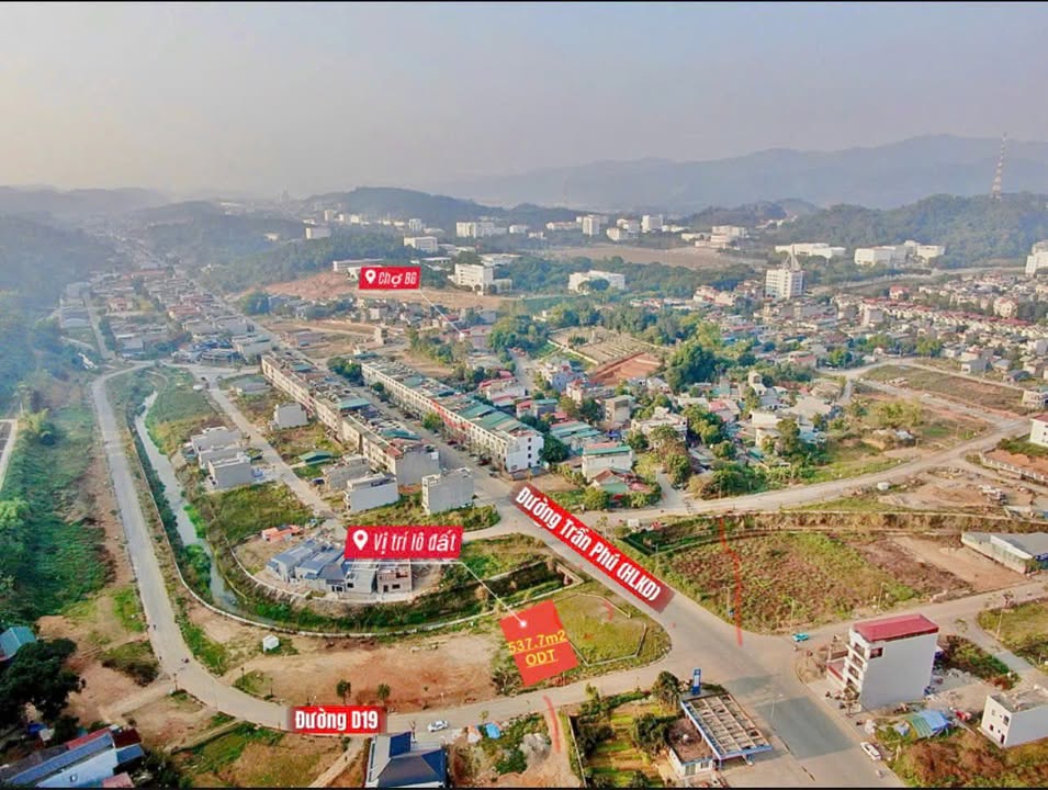 Lô đất trung tâm TP Lào Cai 537,7m² giá 8 tỷ - Hàng hiếm không thể bỏ lỡ!