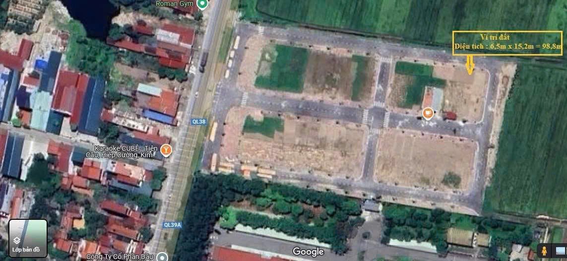 Đất nền chính chủ Thôn Tiên Cầu, Hiệp Cường, 98.8m² giá 4 tỷ - Đầu tư sinh lời ngay!