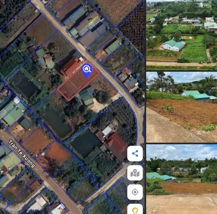 Đất thổ cư 504m² hẻm 104 Trần Tế Xương, Bảo Lộc chỉ 2.8 tỷ - Tiềm năng đầu tư cao!