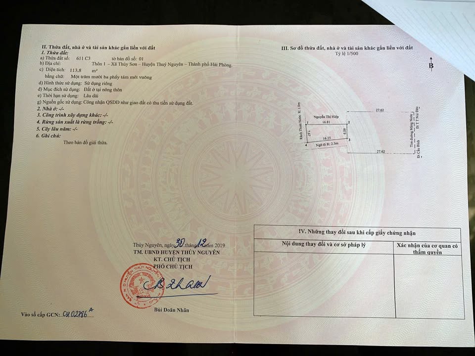 Lô góc FrontHouse Đường Máng Nước, Hải Phòng 113.8m² - Kinh doanh thuận tiện!