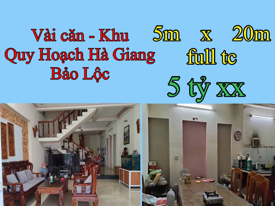 Nhà 1 trệt 1 lầu tại hẻm 159 Hà Giang, Bảo Lộc - 100m² giá chỉ 5.5 tỷ!
