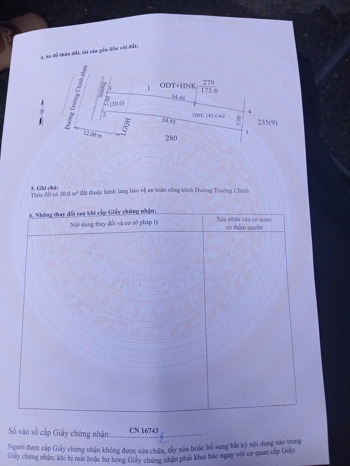 Nhà mặt tiền đường Trường Chinh, Thị trấn Dầu Tiếng, 170m² giá 4 tỷ - Đầu tư sinh lời!