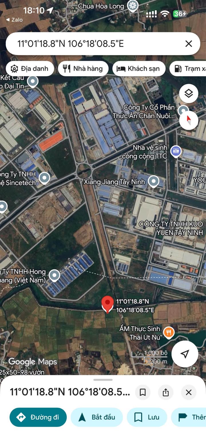 Đất lúa 1545m² mặt tiền đường bờ kênh - Chỉ 123.6 tỷ VND!