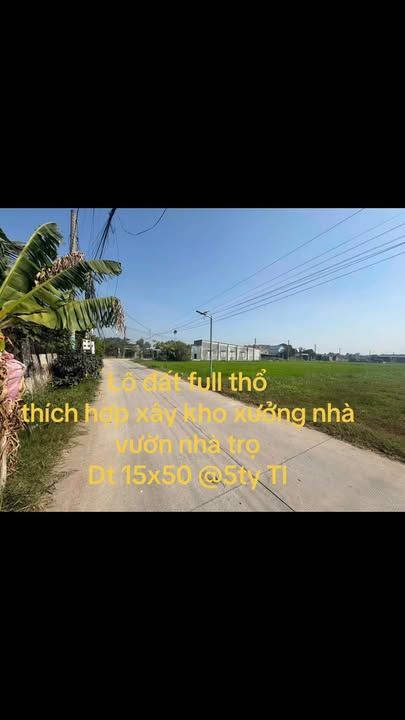 Đất nền Ấp Mới 1, Mỹ Hạnh Nam, 750m² giá 5 tỷ - Đầu tư sinh lời ngay!