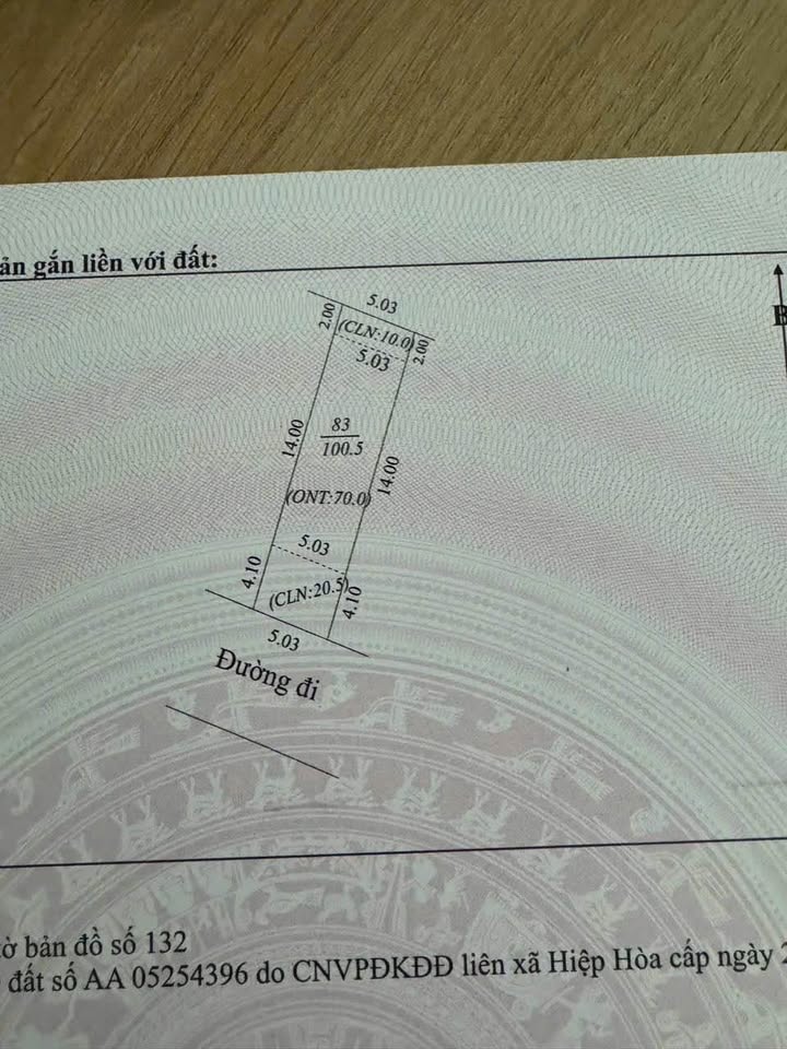 Đất nền Hiên Vân, Tiên Du 100m² giá 1 tỷ - Cơ hội vàng đầu tư!