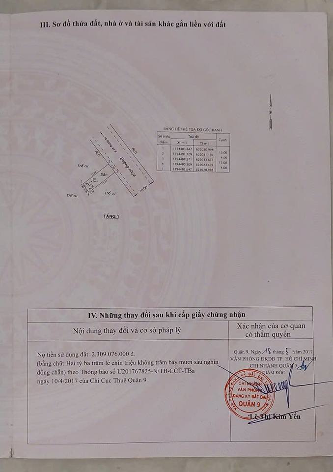 Đất nền Blue Diamond, Long Phước, Q9 - 52m² giá 2.14 tỷ - Bán gấp!