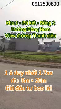 Đất nền đường Thanh Niên, Huyện Văn Yên, 120m² giá chỉ 1.7 tỷ - Cơ hội đầu tư tuyệt vời!