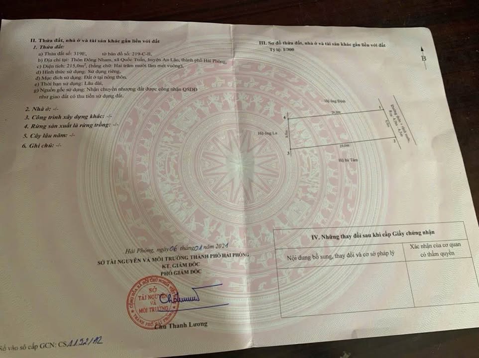 Đất nền thôn Đông Nham, An Lão, 215m² giá 3.7 tỷ - Cơ hội đầu tư hiếm có!