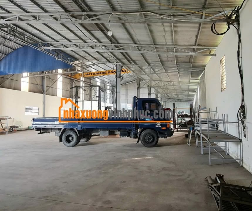 Xưởng cho thuê 1.000m² tại Yên Lạc, Vĩnh Phúc - Không gian sạch sẽ, tiện nghi!