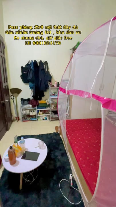 Phòng cho thuê 59 Lê Đức Thọ, Mỹ Đình 2 - Giá 2.8 triệu/tháng, vào ở ngay!